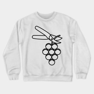 Grape Trimming Crewneck Sweatshirt